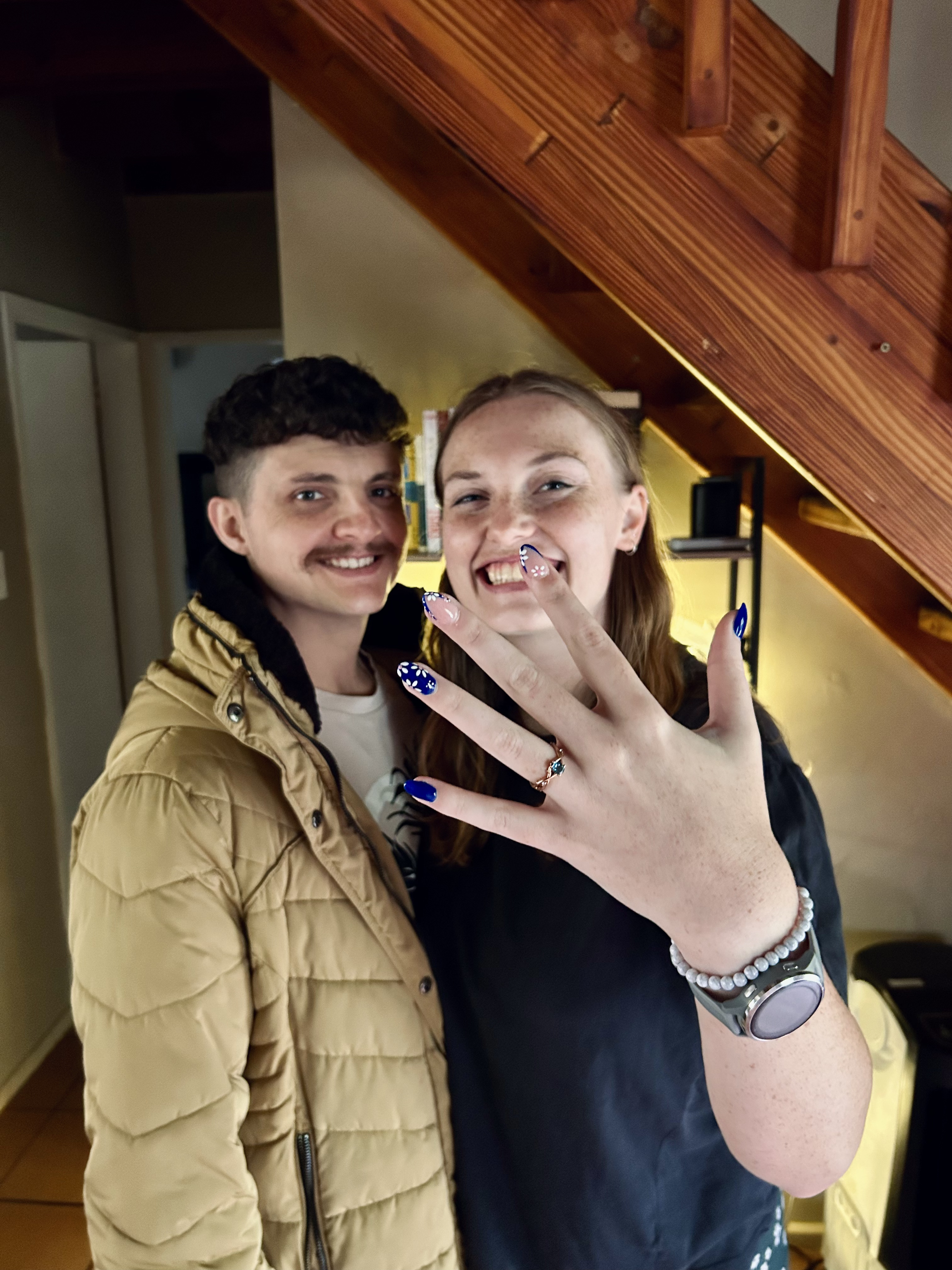 Hannah and Mitchell engaged